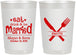 Personalized Wedding 22 oz Frosted Cups - Eat Drink Be Married | 368