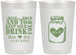 Personalized Wedding 22 oz Frosted Cups - Mason Jar | 373