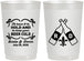 Personalized Wedding 22 oz Frosted Cups - Fleur De Lis | 378