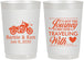 Personalized Wedding 22 oz Frosted Cups - Journey Traveling With | 388