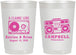 Personalized Wedding 22 oz Frosted Cups - Class Love Cassette Tape | 389