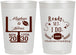 Personalized Wedding 22 oz Frosted Cups - Football | 394
