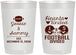 Personalized Wedding 22 oz Frosted Cups - Hearts United Football | 395