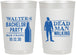 Personalized Bachelor Party 22 oz Frosted Cups - Dead Man Walking | 40011