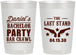 Personalized Bachelor Party 22 oz Frosted Cups - The Last Stand | 40016