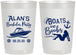 Personalized Bachelor Party 22 oz Frosted Cups - Nautical Boats | 40021