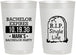 Personalized Bachelor Party 22 oz Frosted Cups - Rip Single Life | 40028