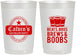 Personalized Bachelor Party 22 oz Frosted Cups - Brews And Boobs | 40031