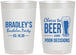 Personalized Bachelor Party 22 oz Frosted Cups - Beer Pour Decisions | 40045