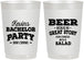 Personalized Bachelor Party 22 oz Frosted Cups - Great Story | 40057