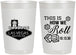 Personalized Bachelor Party 22 oz Frosted Cups - Last Vegas | 40061