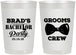 Personalized Bachelor Party 22 oz Frosted Cups - Grooms Crew | 40070
