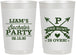 Personalized Bachelor Party 22 oz Frosted Cups - Hunt Is Over | 40082