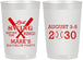Personalized Bachelor Party 22 oz Frosted Cups - Baseball | 40086