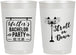 Personalized Bachelor Party 22 oz Frosted Cups - Mardi Gras | 40092