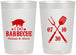 Personalized Wedding 22 oz Frosted Cups - I Do Barbecue Bbq | 410