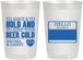 Personalized Wedding 22 oz Frosted Cups - Hello My Name Is | 418