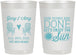 Personalized Wedding 22 oz Frosted Cups - Vows Are Done Enjoy Sun | 428