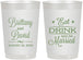 Personalized Wedding 22 oz Frosted Cups - Eat Drink Be Married | 430