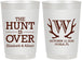 Personalized Wedding 22 oz Frosted Cups - Monogram | 442