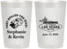 Personalized Wedding 22 oz Frosted Cups - Las Vegas | 455