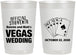 Personalized Wedding 22 oz Frosted Cups - Las Vegas | 465