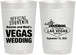 Personalized Wedding 22 oz Frosted Cups - Las Vegas | 466