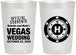 Personalized Wedding 22 oz Frosted Cups - Las Vegas | 467