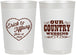 Personalized Wedding 22 oz Frosted Cups - Country Wedding | 484