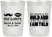 Personalized Wedding 22 oz Frosted Cups - To Have And To Hold | 491