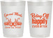 Personalized Wedding 22 oz Frosted Cups - Motorcycle | 493