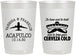 Personalized Wedding 22 oz Frosted Cups - Destination | 496