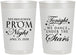 Personalized Prom 22 oz Frosted Cups - Tonight We Dance | 50000