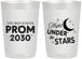 Personalized Prom 22 oz Frosted Cups - A Night Under The Stars | 50004