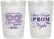 Personalized Prom 22 oz Frosted Cups - Masquerade Ball | 50010