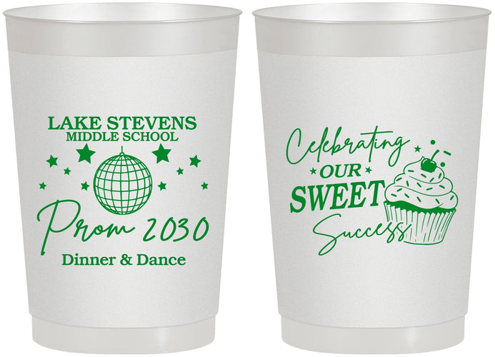 Personalized Prom 22 oz Frosted Cups - Middle School Dance | 50014