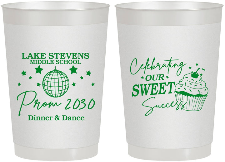 Personalized Prom 22 oz Frosted Cups - Middle School Dance | 50014