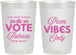 Personalized Prom 22 oz Frosted Cups - Queen Vote | 50017