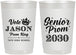 Personalized Prom 22 oz Frosted Cups - King Vote | 50019