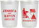Personalized Wedding 22 oz Frosted Cups - Washington Dc | 501