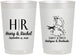 Personalized Wedding 22 oz Frosted Cups - Antigua And Barbuda | 502