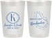 Personalized Wedding 22 oz Frosted Cups - Barbados | 508