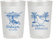 Personalized Wedding 22 oz Frosted Cups - Barbados | 509