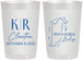 Personalized Wedding 22 oz Frosted Cups - Belize | 510