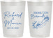 Personalized Wedding 22 oz Frosted Cups - Bermuda | 512
