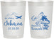 Personalized Wedding 22 oz Frosted Cups - Bermuda | 513
