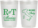 Personalized Wedding 22 oz Frosted Cups - Italy | 514