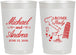 Personalized Wedding 22 oz Frosted Cups - Italy | 515
