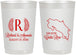 Personalized Wedding 22 oz Frosted Cups - Costa Rica | 518