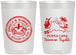 Personalized Wedding 22 oz Frosted Cups - Domincan Republic | 523